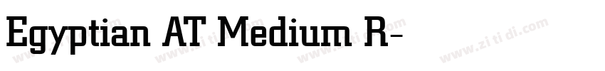 Egyptian AT Medium R字体转换